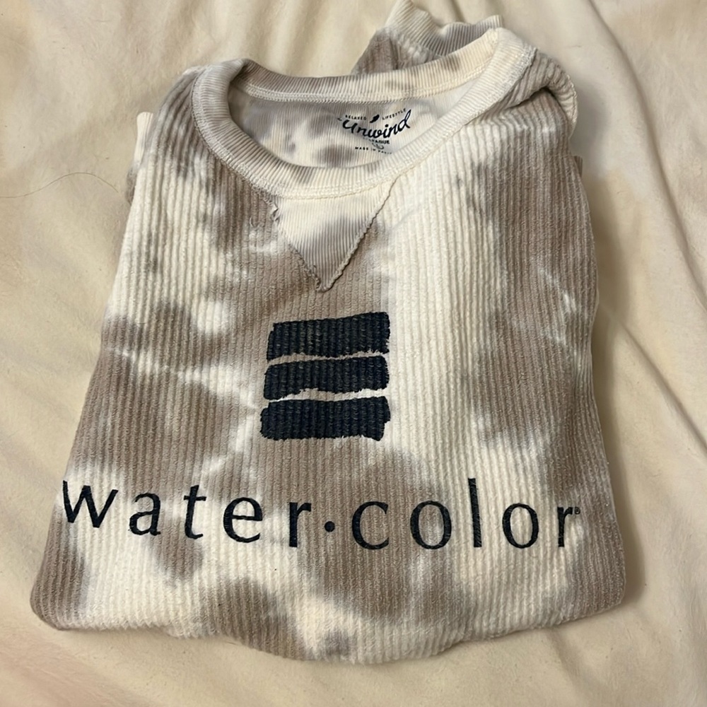Watercolor Seaside Florida crewneck